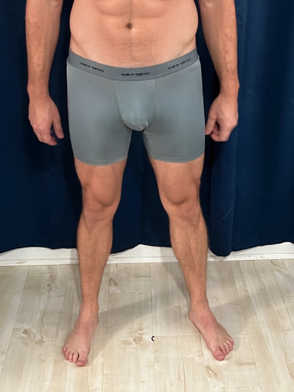 Men's Pair of Thieves  Breathable Silver Gray Boxer Briefs - Comfort Fit